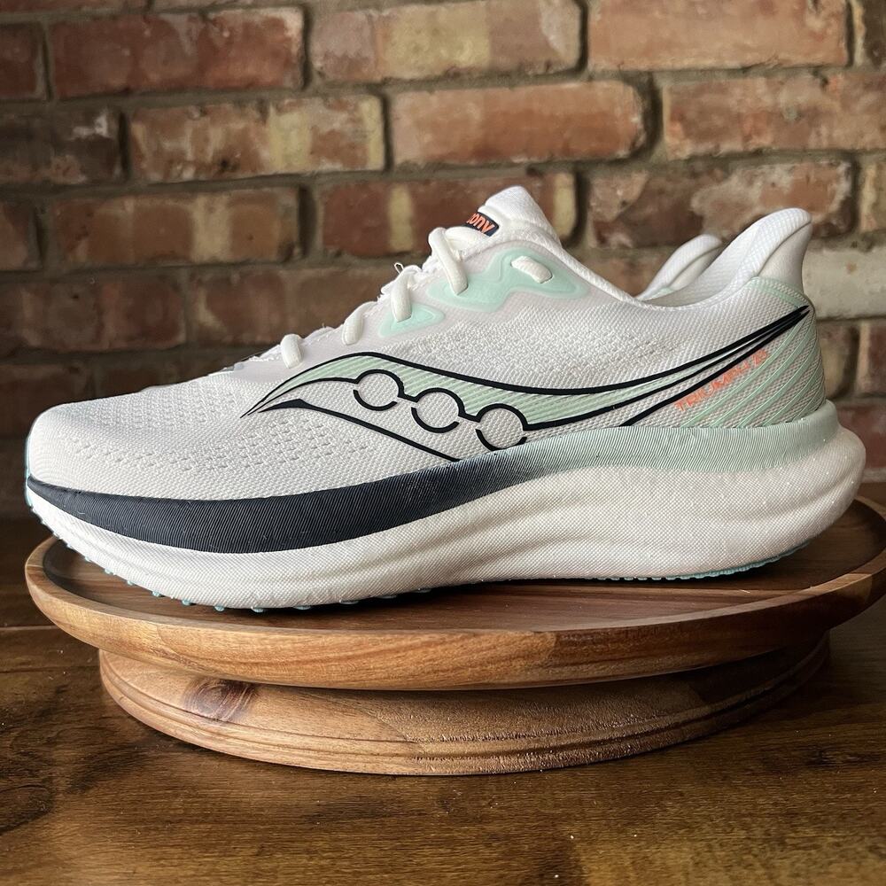 Saucony Triumph 23 Max Cushion Blue White Neutral Running Shoes Women's 9.5